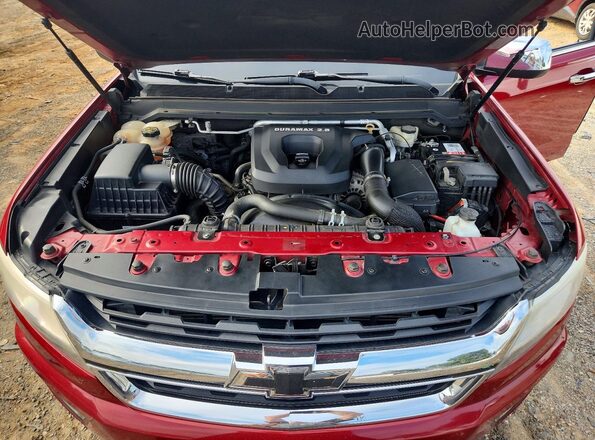 1GCPTCE16H1207698 2017 CHEVROLET COLORADO Red Vista interior trasera