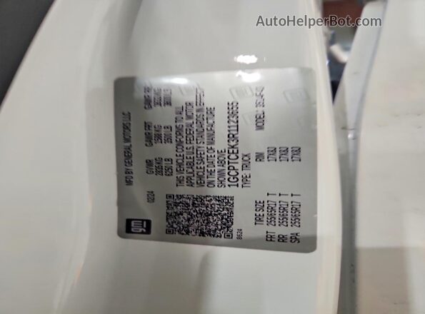 1GCPTCEK3R1123655 2024 CHEVROLET COLORADO Белый Вид подкапотного пространства