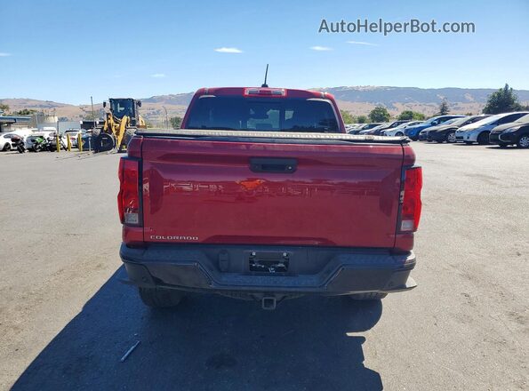 1GCPTEEK6S1167585 2025 CHEVROLET COLORADO Красный Вид сзади