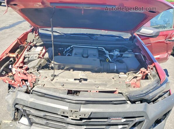 1GCPTEEK6S1167585 2025 CHEVROLET COLORADO Красный Вид задней части салона