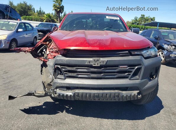 1GCPTEEK6S1167585 2025 CHEVROLET COLORADO Красный Вид спереди