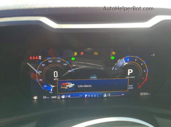 1GCPTEEK6S1167585 2025 CHEVROLET COLORADO Красный Вид щитка приборов