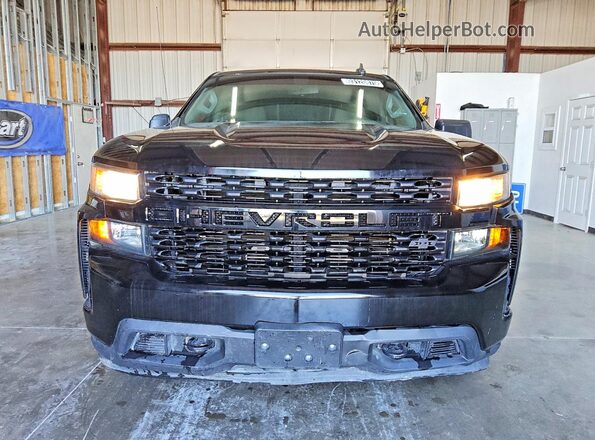 1GCPWBEK4NZ140493 2022 CHEVROLET SILVERADO Black Widok z przodu