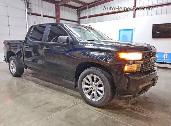 1GCPWBEK4NZ140493 2022 CHEVROLET SILVERADO Black Przód prawy