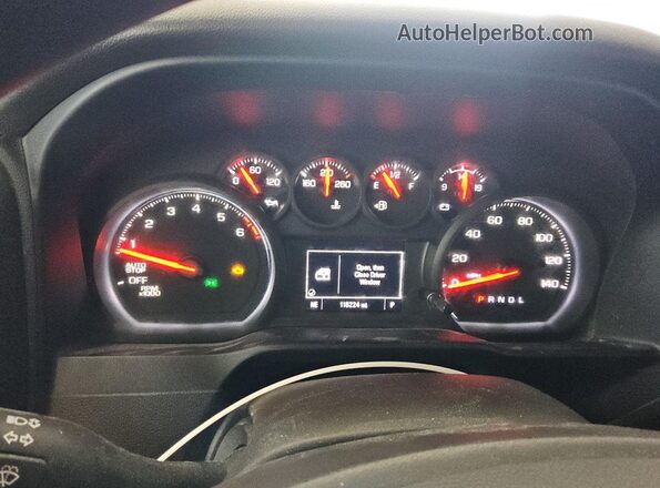 1GCPWBEK4NZ140493 2022 CHEVROLET SILVERADO Black Widok wnętrza 360 stopni