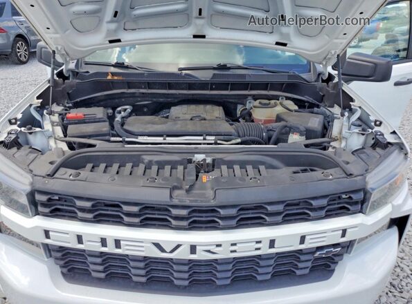 1GCPWBEK5MZ192097 2021 CHEVROLET SILVERADO White Սալոնի հետևի տեսք