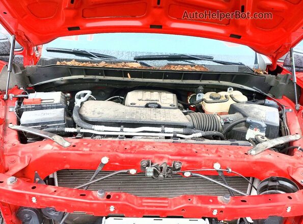 1GCPWBEK7MZ319934 2021 CHEVROLET SILVERADO Red Vista interior trasera