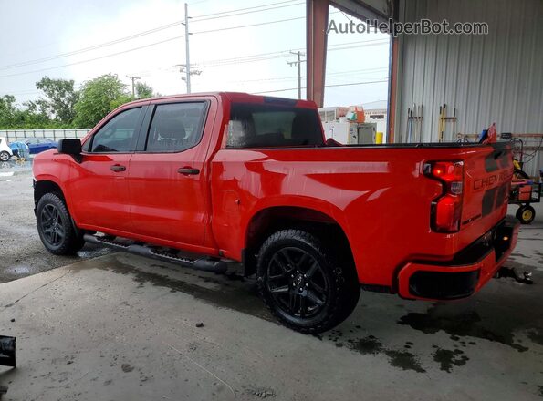 1GCPWBEK7MZ319934 2021 CHEVROLET SILVERADO Red Trasero izquierdo