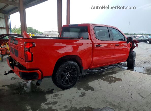 1GCPWBEK7MZ319934 2021 CHEVROLET SILVERADO Red Trasero derecho