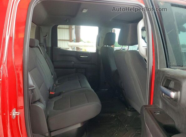 1GCPWBEK7MZ319934 2021 CHEVROLET SILVERADO Red Vista de los asientos traseros