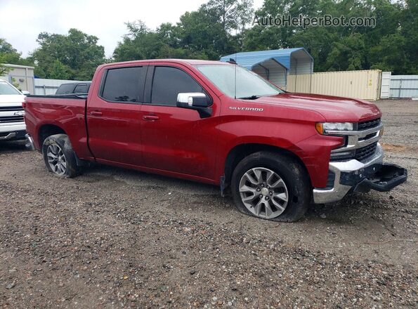 1GCPWCED5KZ372541 2019 CHEVROLET SILVERADO Red Przód prawy