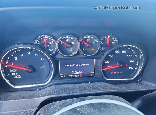 1GCPWCED5KZ372541 2019 CHEVROLET SILVERADO Red Widok zestawu wskaźników