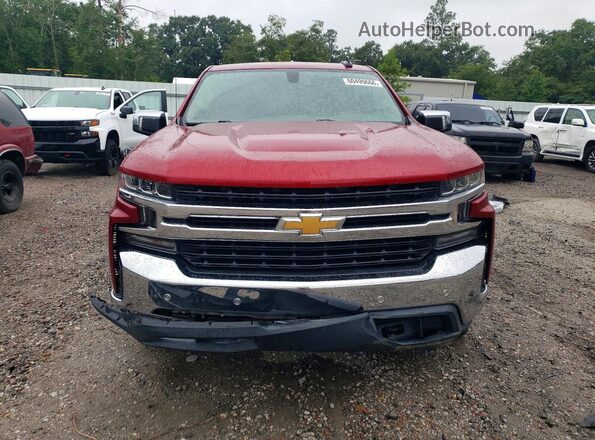 1GCPWCED5KZ372541 2019 CHEVROLET SILVERADO Red Widok z przodu