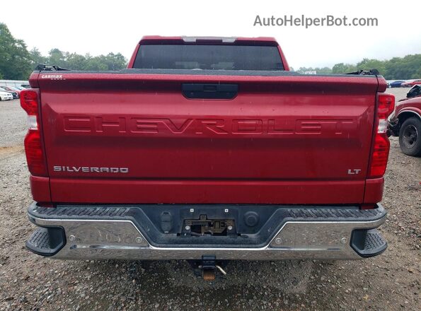 1GCPWCED5KZ372541 2019 CHEVROLET SILVERADO Red Widok z tyłu