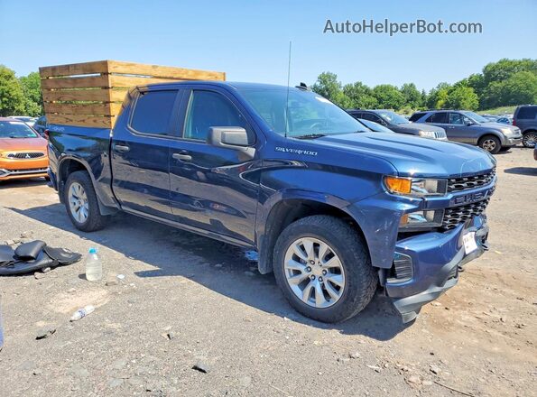 1GCPYBEH4LZ247426 2020 CHEVROLET SILVERADO Синий Передняя правая четверть