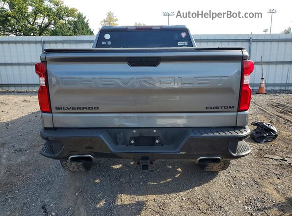 1GCPYCEF6MZ298528 2021 CHEVROLET SILVERADO Gray Вид ззаду