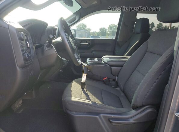 1GCPYCEF6MZ298528 2021 CHEVROLET SILVERADO Gray Вид салону спереду