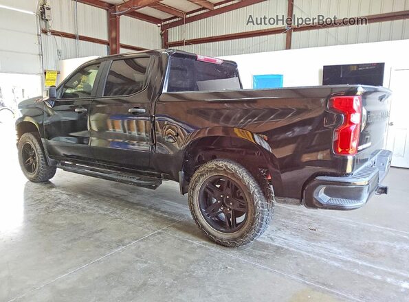 1GCPYCEH5MZ383586 2021 CHEVROLET SILVERADO Black Tył lewy