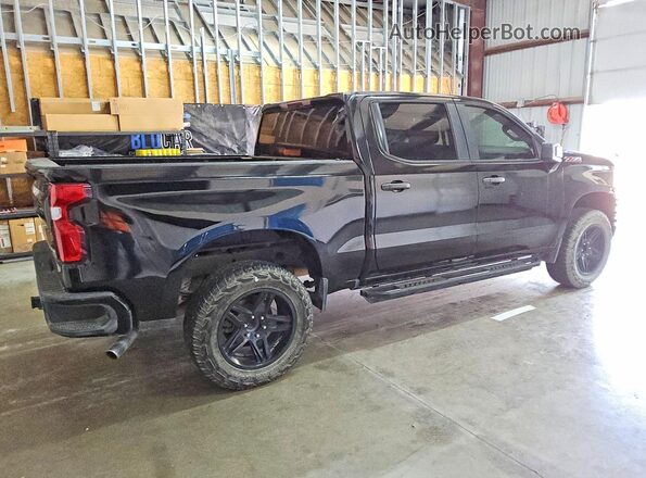 1GCPYCEH5MZ383586 2021 CHEVROLET SILVERADO Black Tył prawy