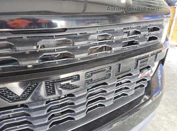 1GCPYCEH5MZ383586 2021 CHEVROLET SILVERADO Black Widok naklejki z numerem VIN