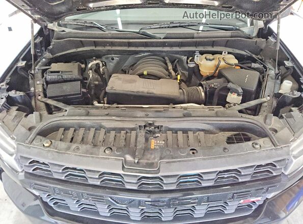 1GCPYCEH5MZ383586 2021 CHEVROLET SILVERADO Black Widok wnętrza z tyłu