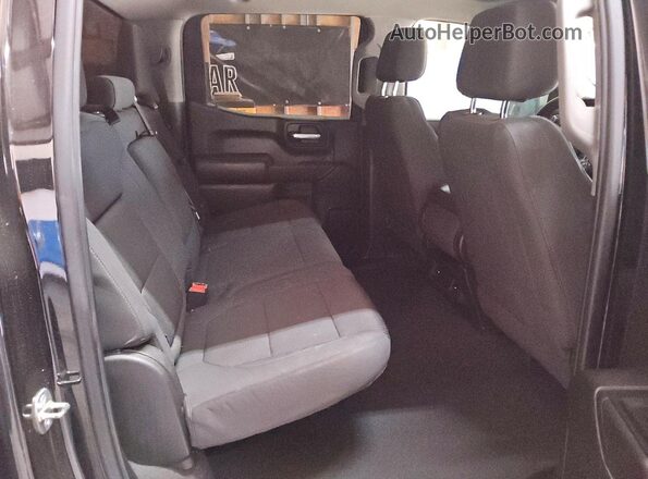 1GCPYCEH5MZ383586 2021 CHEVROLET SILVERADO Black Widok tylnych siedzeń