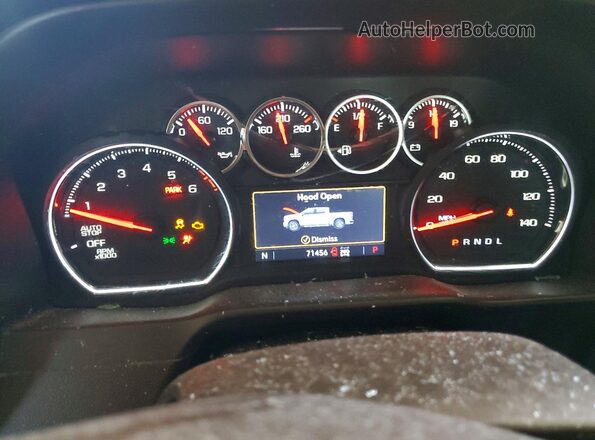 1GCPYDEK0KZ369657 2019 CHEVROLET SILVERADO White Սարքավորումների վահանակի տեսք