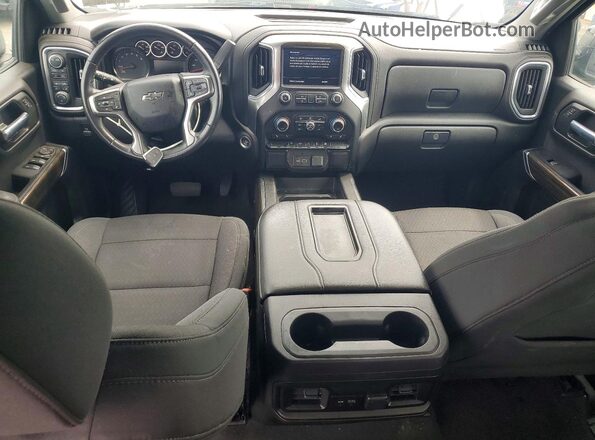 1GCPYEEK0MZ413357 2021 CHEVROLET SILVERADO White Առջևի վահանակի տեսք