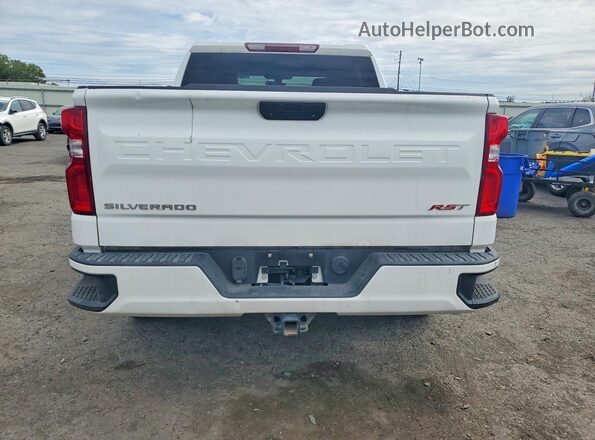 1GCPYEEK0MZ413357 2021 CHEVROLET SILVERADO White Հետևի տեսք