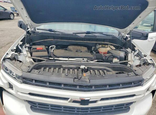 1GCPYEEK0MZ413357 2021 CHEVROLET SILVERADO White Սալոնի հետևի տեսք