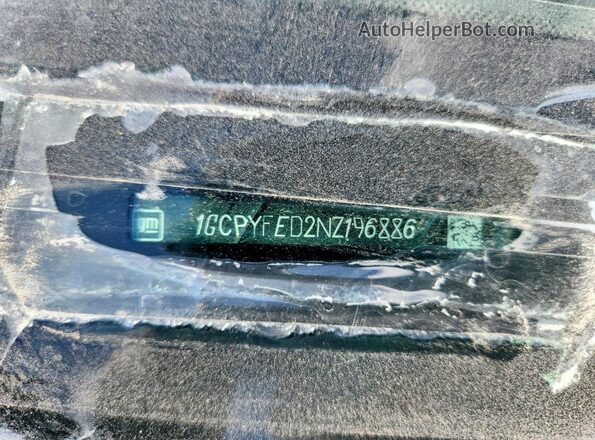 1GCPYFED2NZ196886 2022 CHEVROLET SILVERADO Black Вид підкапотного простору
