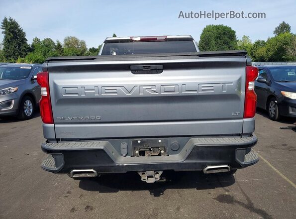 1GCPYFED8KZ356135 2019 CHEVROLET SILVERADO Charcoal Widok z tyłu