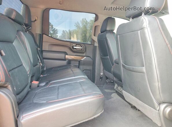 1GCPYFED8KZ356135 2019 CHEVROLET SILVERADO Charcoal Widok tylnych siedzeń