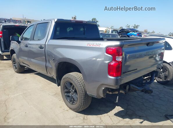 1GCPYFEL5MZ270579 2021 CHEVROLET SILVERADO Gray Trasero izquierdo