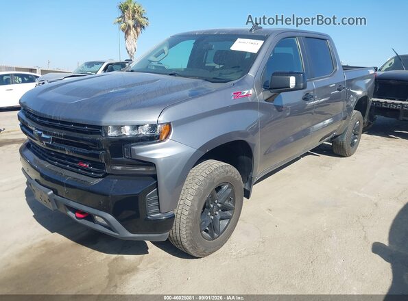 1GCPYFEL5MZ270579 2021 CHEVROLET SILVERADO Gray Vista tres cuartos delantera izquierda
