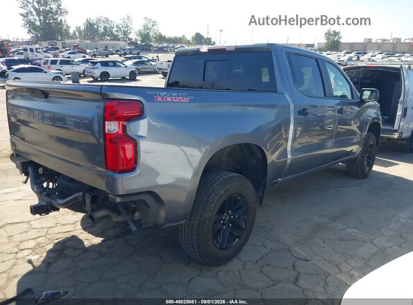 1GCPYFEL5MZ270579 2021 CHEVROLET SILVERADO Gray Trasero derecho