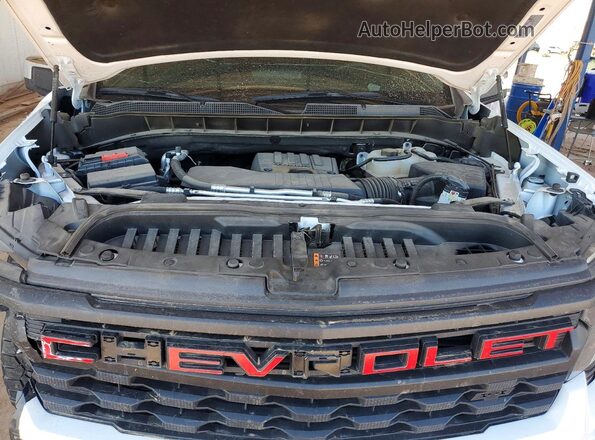 1GCRABEKXSZ193475 2025 CHEVROLET SILVERADO White უკანა სალონის ხედი