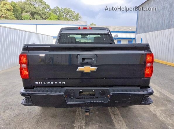 1GCRCPEC0JZ105063 2018 CHEVROLET SILVERADO Черный Вид сзади