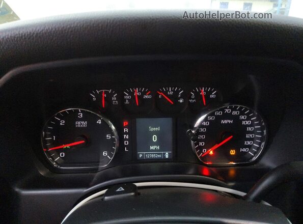1GCRCPEC0JZ105063 2018 CHEVROLET SILVERADO Черный Вид щитка приборов