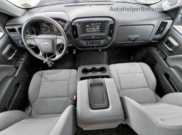 1GCRCPEC0JZ105063 2018 CHEVROLET SILVERADO Черный Вид панели приборов