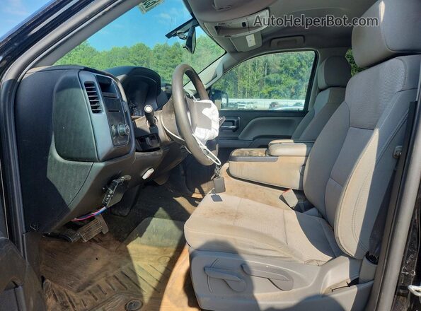 1GCRCPEC8JZ272772 2018 CHEVROLET SILVERADO Черный Вид салона спереди