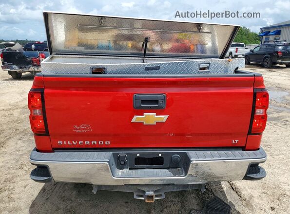 1GCRCREC2JZ124113 2018 CHEVROLET SILVERADO Red Հետևի տեսք