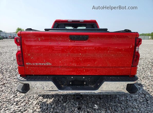 1GCRDAEK9PZ111485 2023 CHEVROLET SILVERADO Red უკანა ხედი