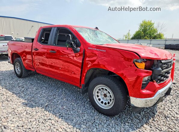 1GCRDAEK9PZ111485 2023 CHEVROLET SILVERADO Red წინა მარჯვენა