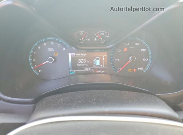 1GCSCEA8G1176522 2016 CHEVROLET COLORADO Синий Вид щитка приборов