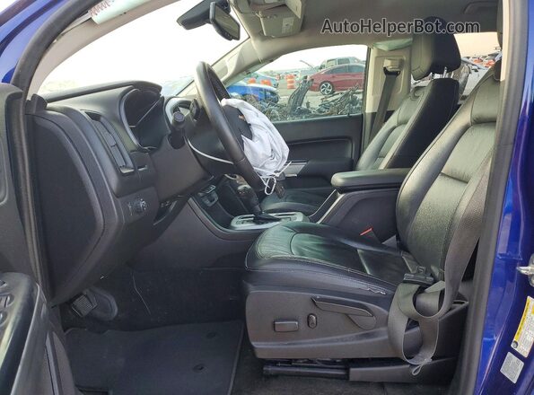 1GCSCEA8G1176522 2016 CHEVROLET COLORADO Синий Вид салона спереди