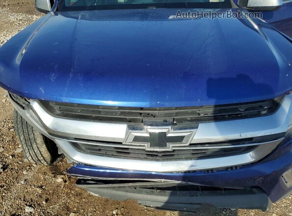 1GCSCEA8G1176522 2016 CHEVROLET COLORADO Синий Вид задней части салона