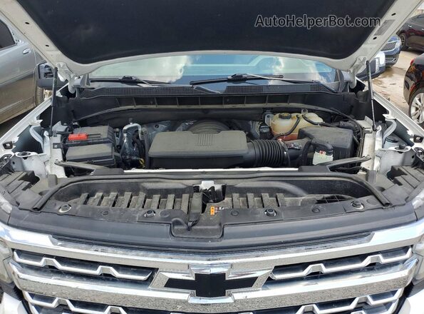 1GCUDGEDXNZ599194 2022 CHEVROLET SILVERADO Белый Вид задней части салона