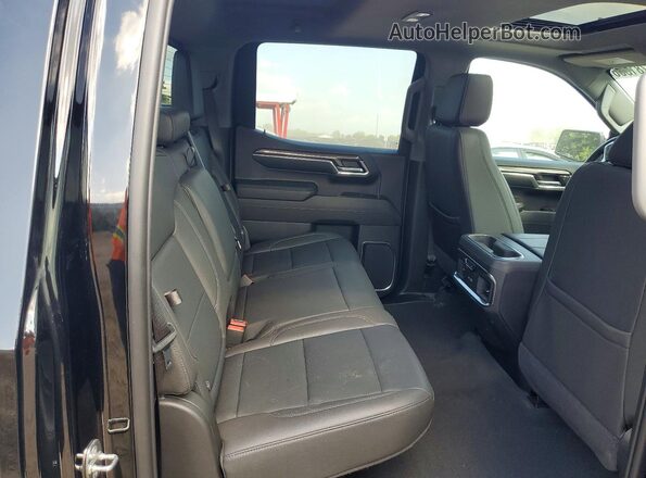 1GCUDGEL8RZ280714 2024 CHEVROLET SILVERADO Black Rear seats view