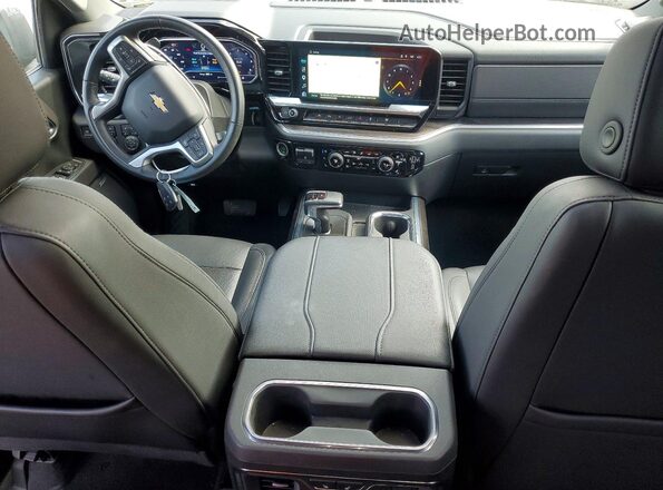 1GCUDGEL8RZ280714 2024 CHEVROLET SILVERADO Black Dashboard view